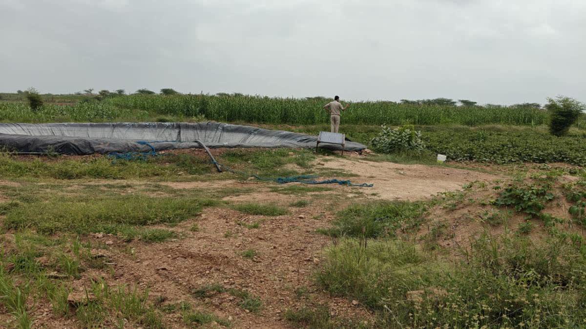 The water storage tank in Chokri Khurd village.