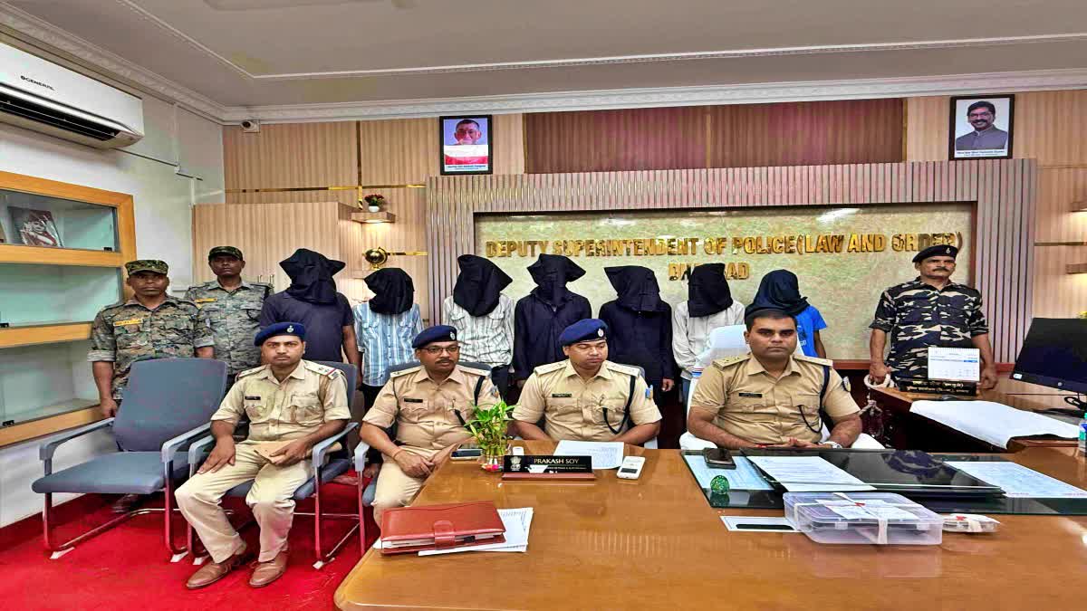 SEVEN CRIMINALS ARRESTED IN DHANBAD