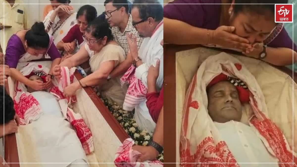 Who will perform the last rites of Jubeen Garg in Sonapur ?