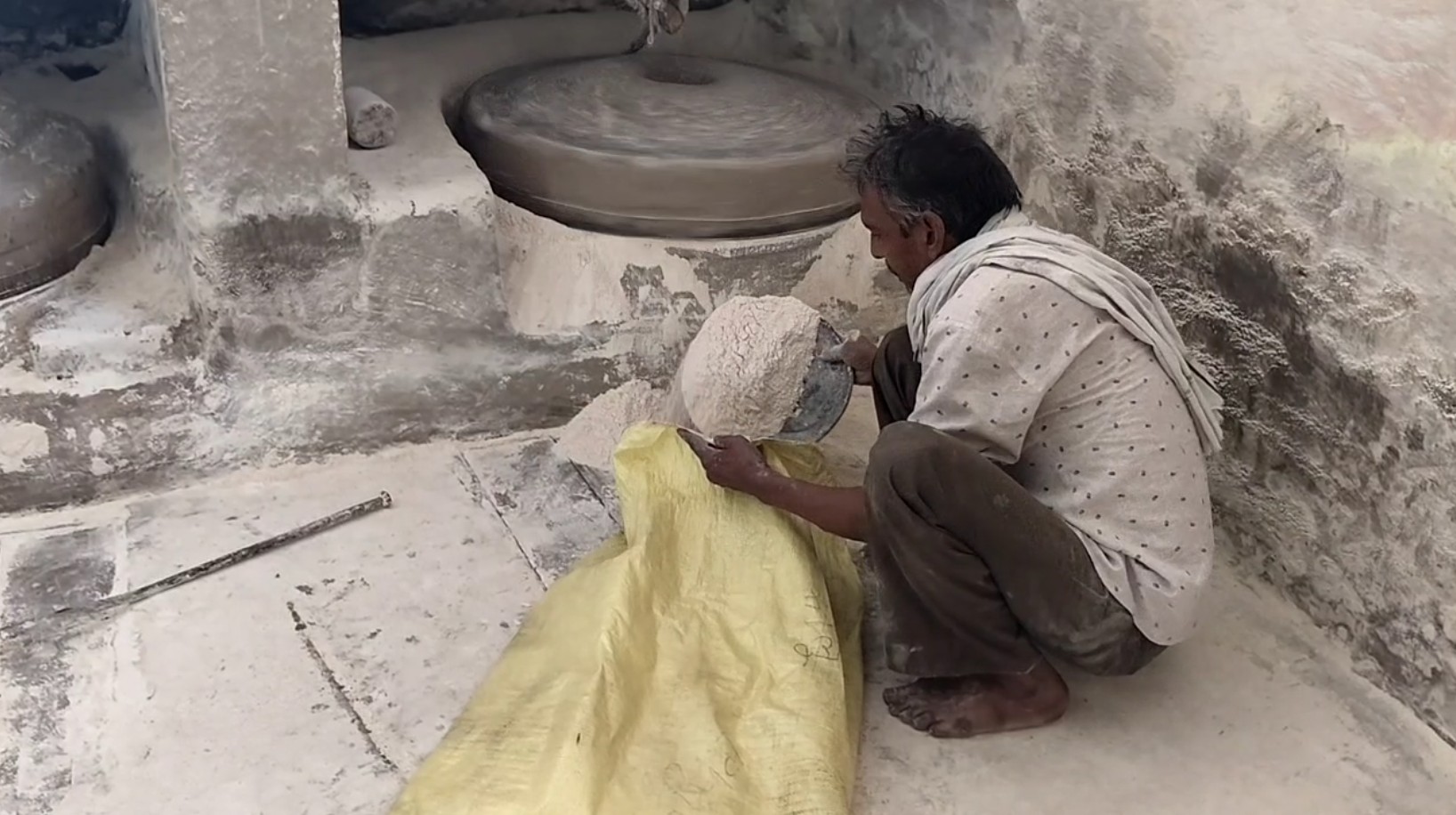 British era watermill in Kaithal Haryana operating since 1890 People remain healthy by eating the flour here