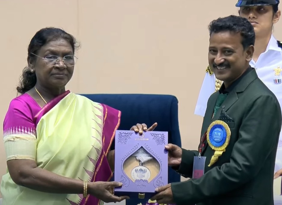 pushkara receives 71st national award