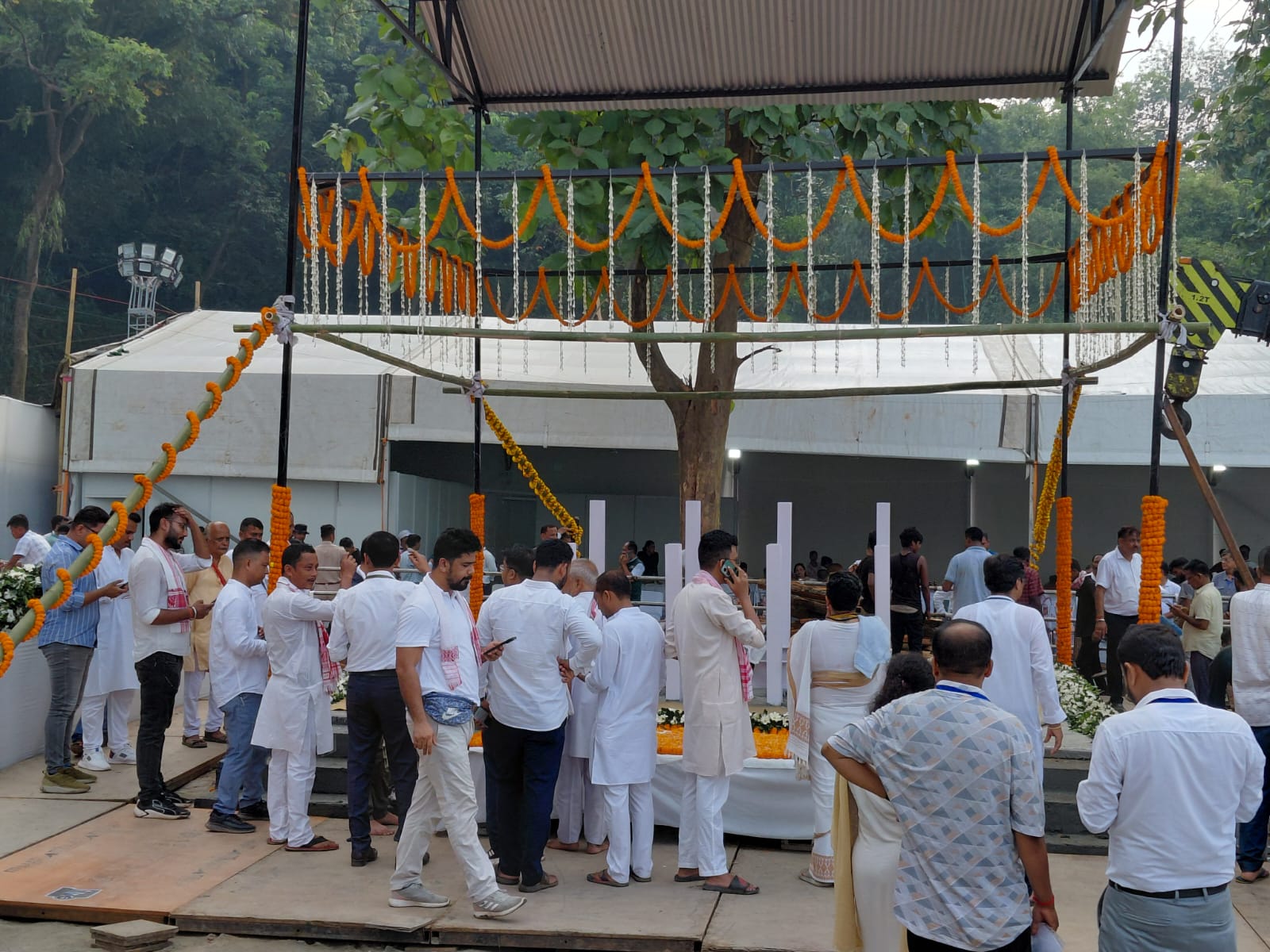 PREPARATION OF LAST TRIBUTE TO ZUBEEN GARG