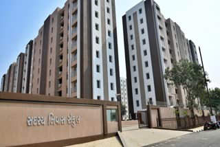 Amit Shah inaugurates Newly Built MLA housing Complex with 216 Flats in Gandhinagar Gujarat