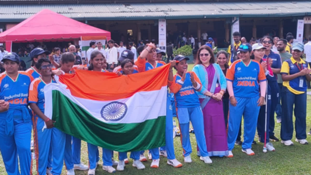 Indian Women Win The Blind T20 Cricket World Cup
