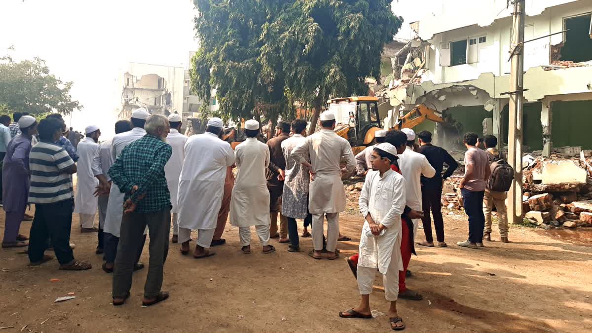 Gujarat Administration Demolishes Madrasa Hostel ‘Blocking Road’ In Bhavnagar
