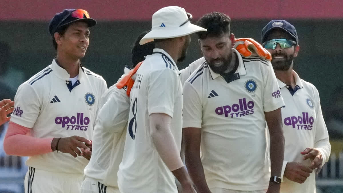Flop Show By Indian Spinners As Muthusamy, Jansen Seize Control For SA Flop Show By Indian Spinners As Muthusamy, Jansen Seize Control For SA