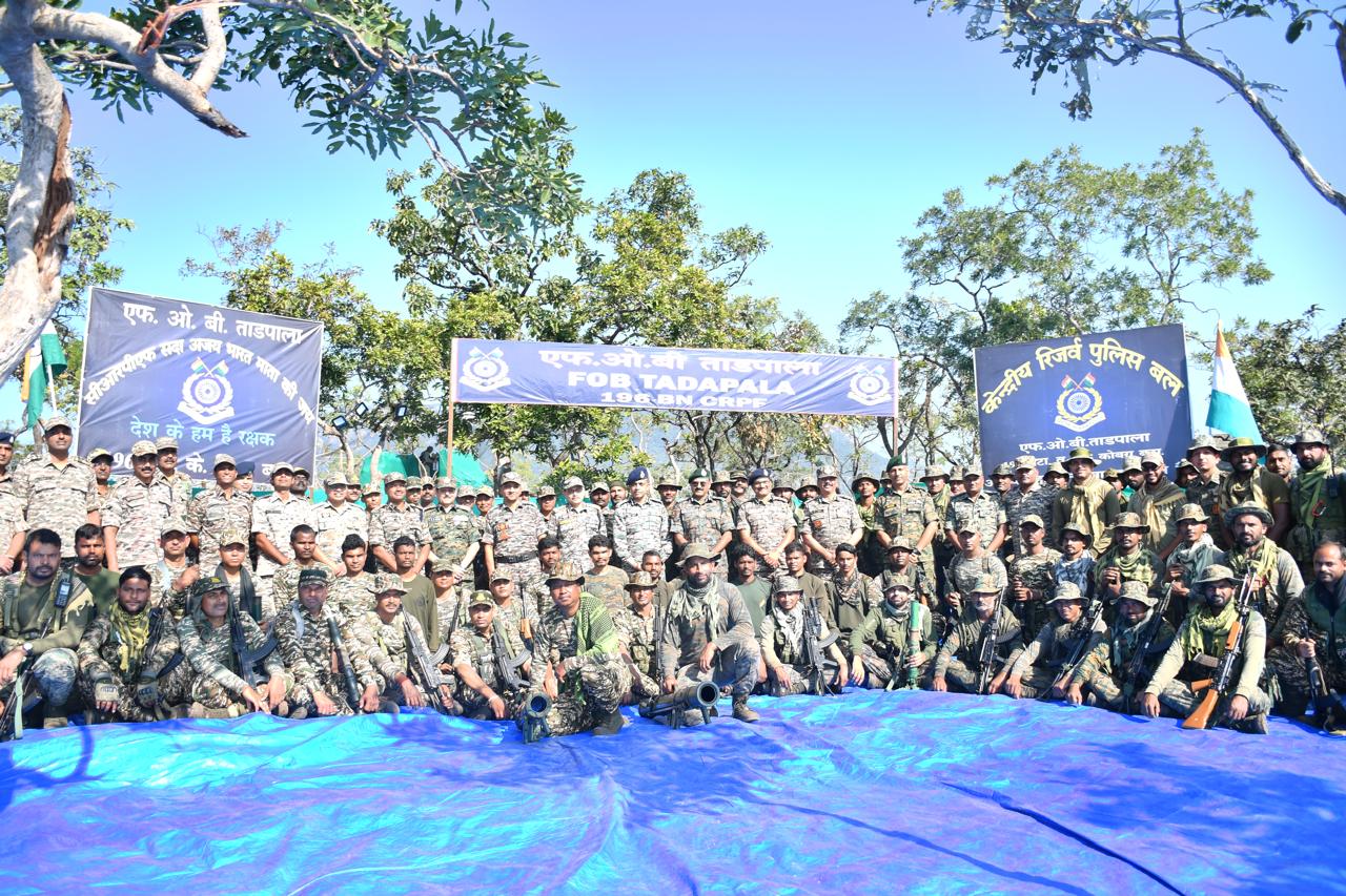 Camp opened on karregutta hill