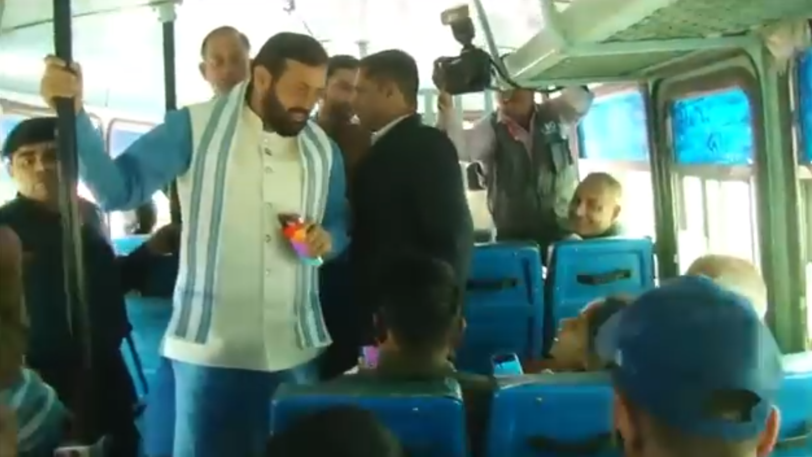 Chief Minister Nayab Singh Saini travelled from Derabassi to Ambala by purchasing a ticket in a Haryana Roadways bus
