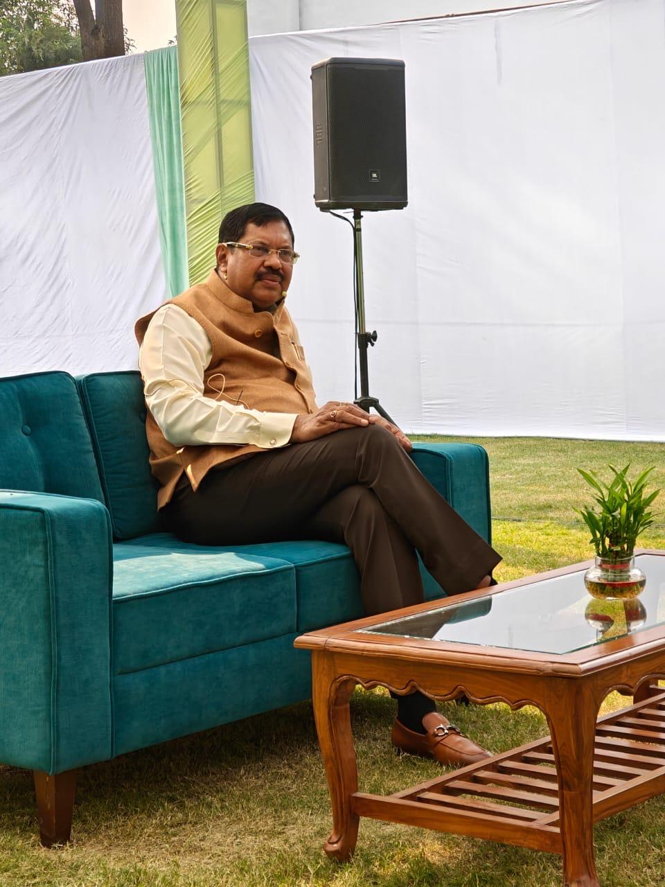 CJI B R Gavai at his residence in New Delhi