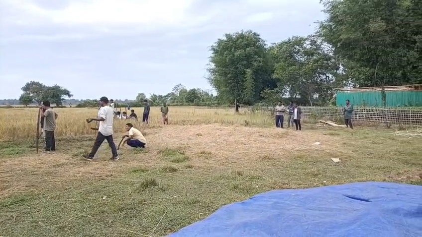 leopard scare in Khowang Dibrugarh