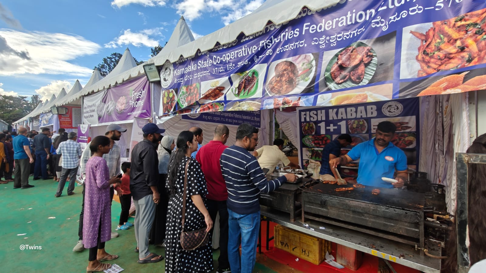 Karnataka CM Siddaramaiah and Deputy CM DK Shivakumar at Fish Fair