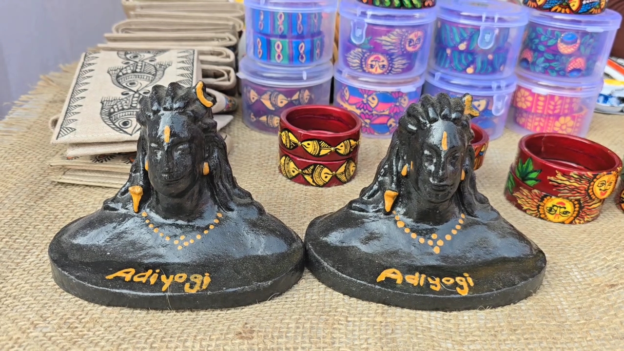 Bihar artist Siddhita Mishra reached the International Geeta Mahotsav with Madhubani Mithila art