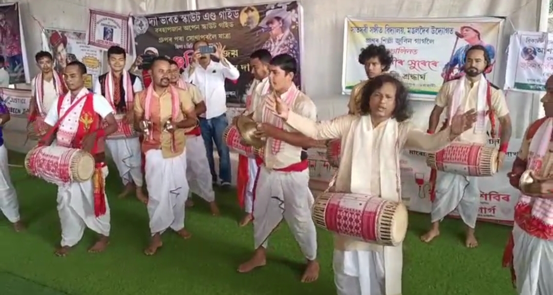Tribute to Zubeen Garg in cremation site Sonapur