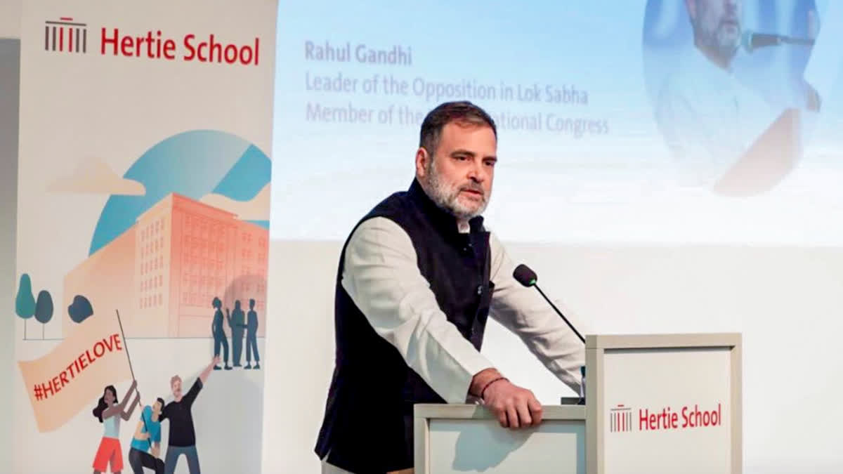 BJP proposing elimination of Indian Constitution : Rahul Gandhi in Berlin