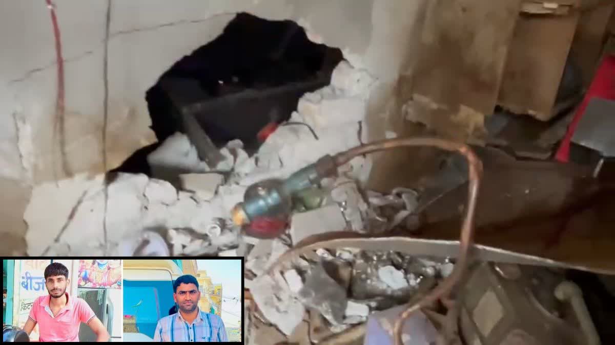 Bhiwani tyre puncture shop blast