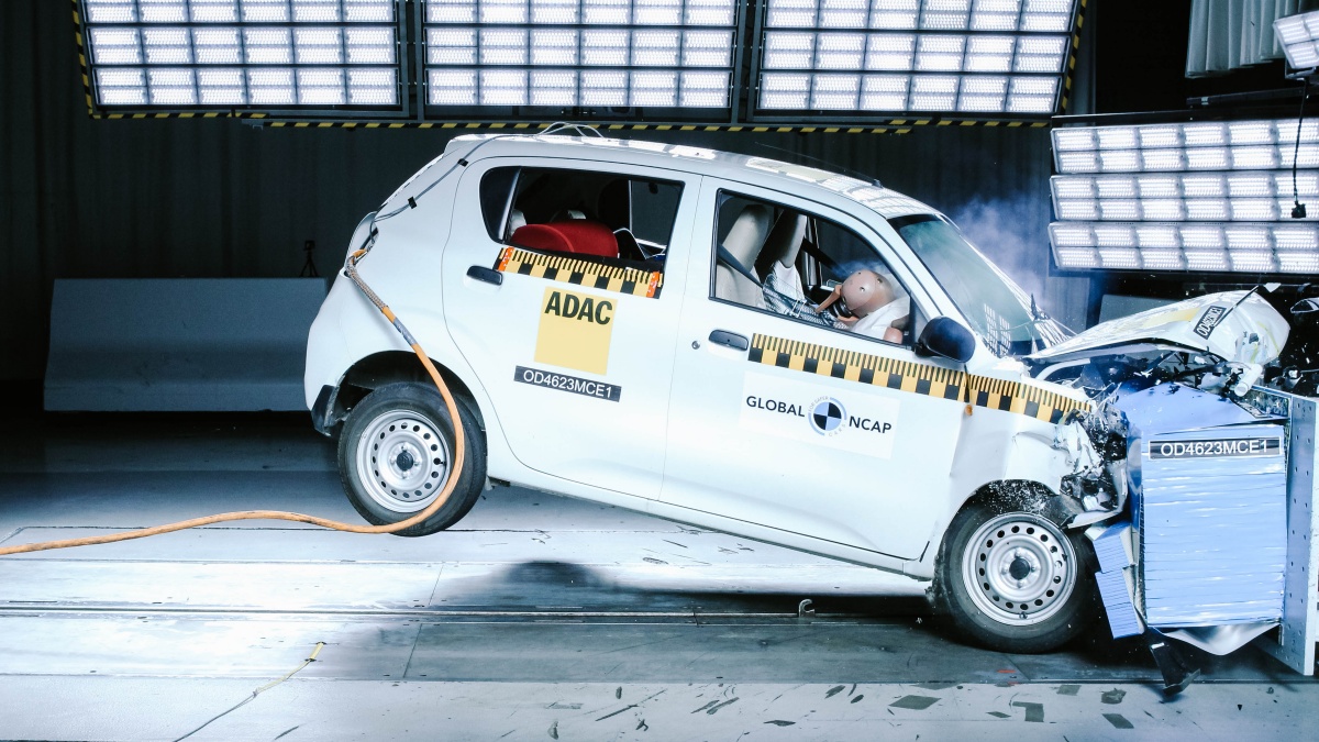 Maruti Suzuki Celerio Scores 3-Star Rating In Global NCAP Crash Test