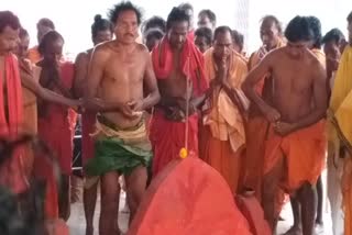 Sulia Peetha Balangir turned red by animal sacrifices devotees swarm to fulfill their wishes