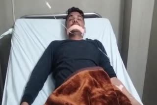 चाइनीज मांझे की चपेट में आने से दरोगा जख्मी