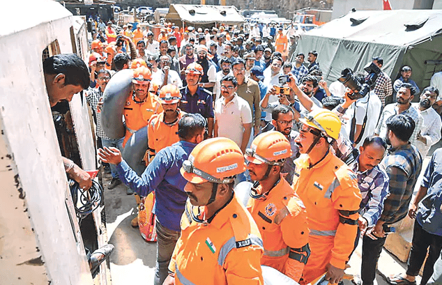 SLBC TUNNEL PROJECT COLLAPSES