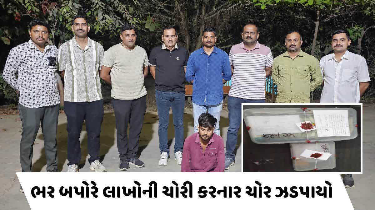 પાલિતાણામાં ઘરફોડ ચોરી કરનાર શખ્સ ઝડપાયો
