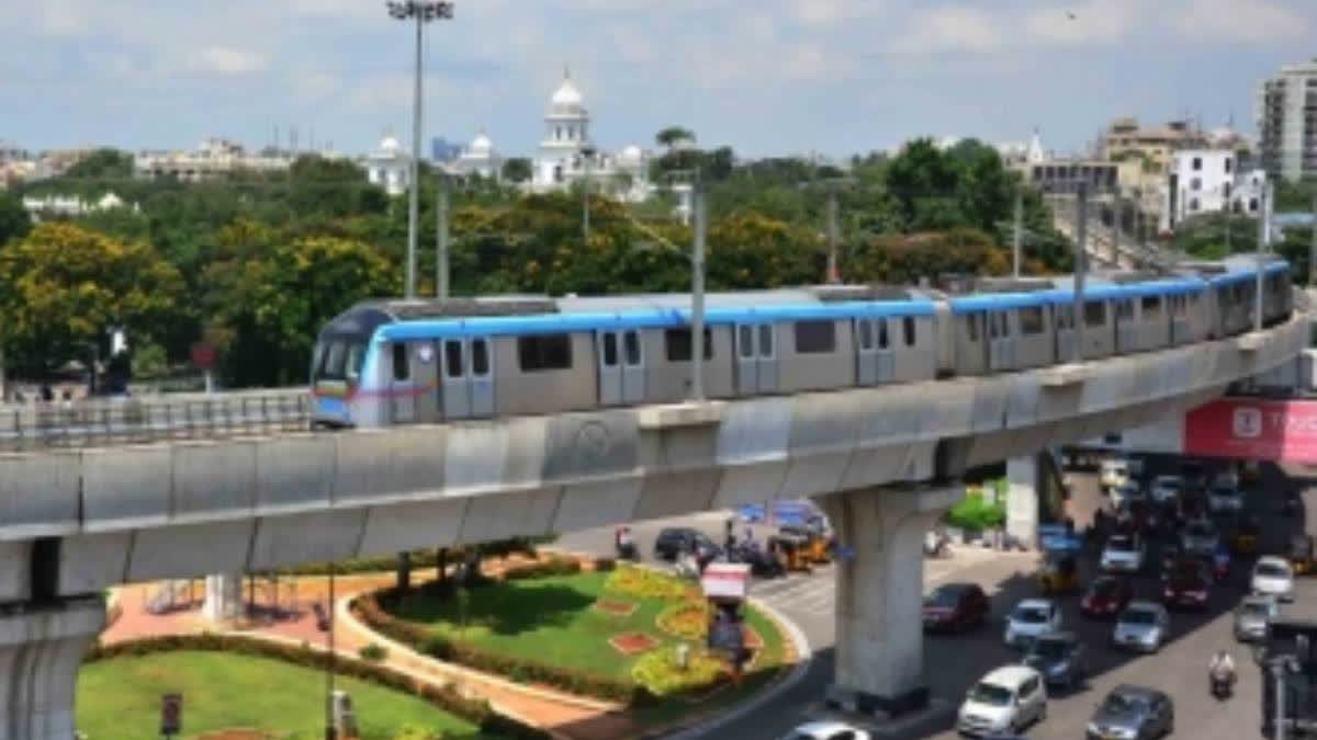 A file photo of Hyderabad Metro.