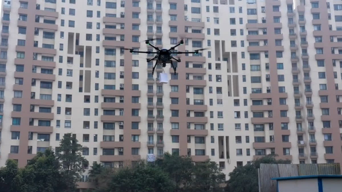 Drone delivery company Skye Air begins AI-powered doorstep delivery in Gurugram