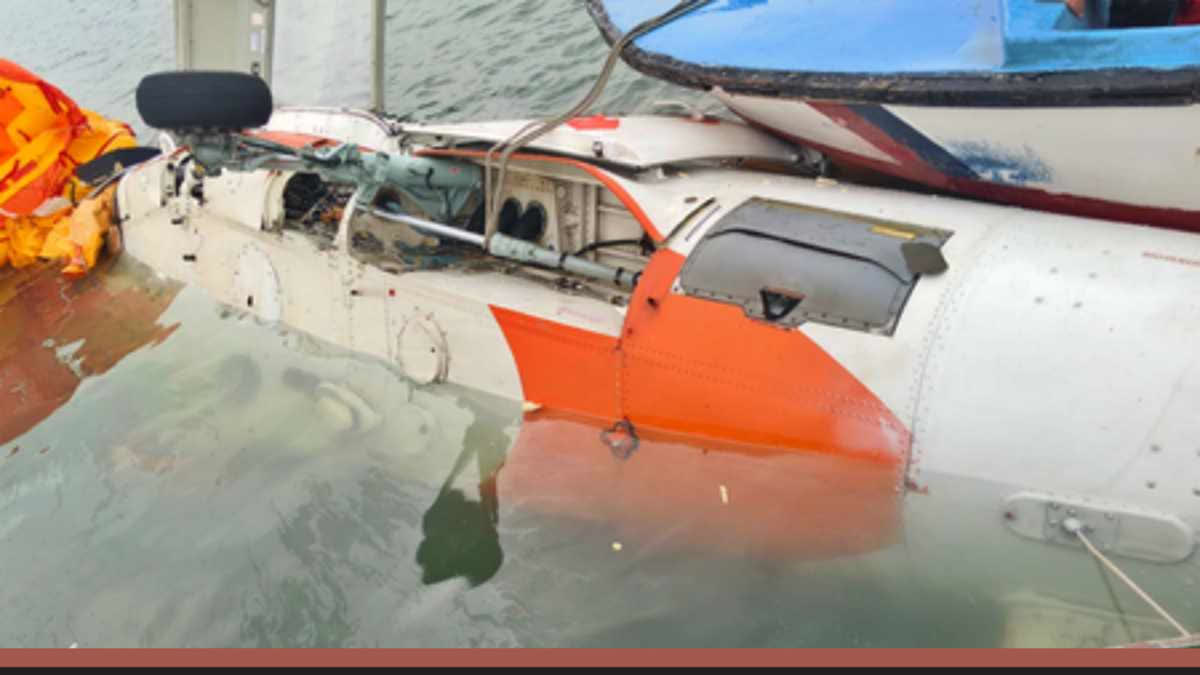 Andaman: ਹੈਲੀਕਾਪਟਰ ਸਮੁੰਦਰ ਵਿੱਚ ਹਾਦਸਾਗ੍ਰਸਤ, ਸਾਰੇ ਚਾਲਕ ਦਲ ਅਤੇ ਯਾਤਰੀ ਸੁਰੱਖਿਅਤ A Pawan Hans helicopter crash-landed in the sea near Mayabunder in the Andaman and Nicobar Islands