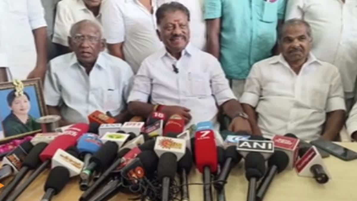 ஓபிஎஸ் செய்தியாளர் சந்திப்பு