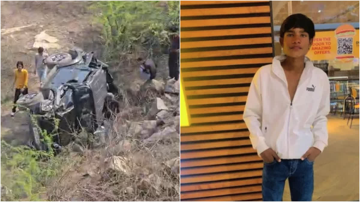 Fifteen year old boy died in a Faridabad stunt falling thar into a ditch on a mountainside