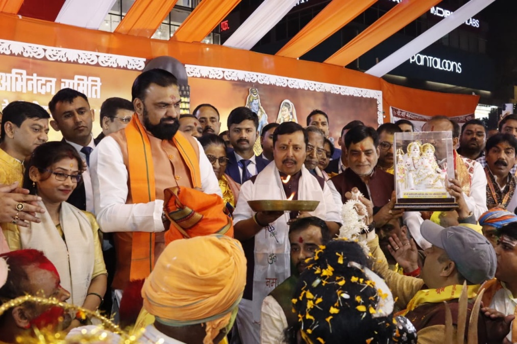 BJP PRESIDENT NITIN NABIN WILL ATTEND THE PROGRAM IN SANJAY SARAOGI HOME