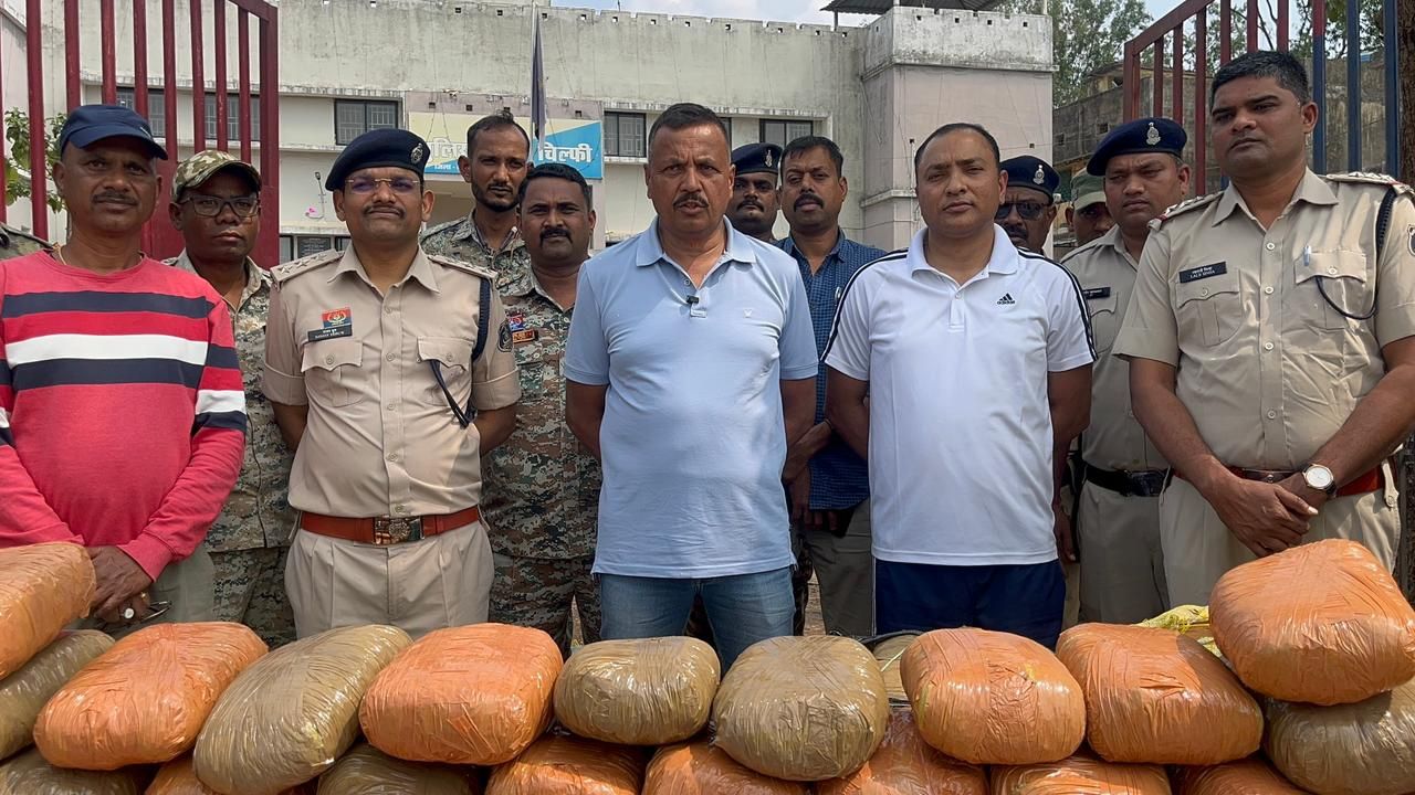 Ganja worth 5 crore seized