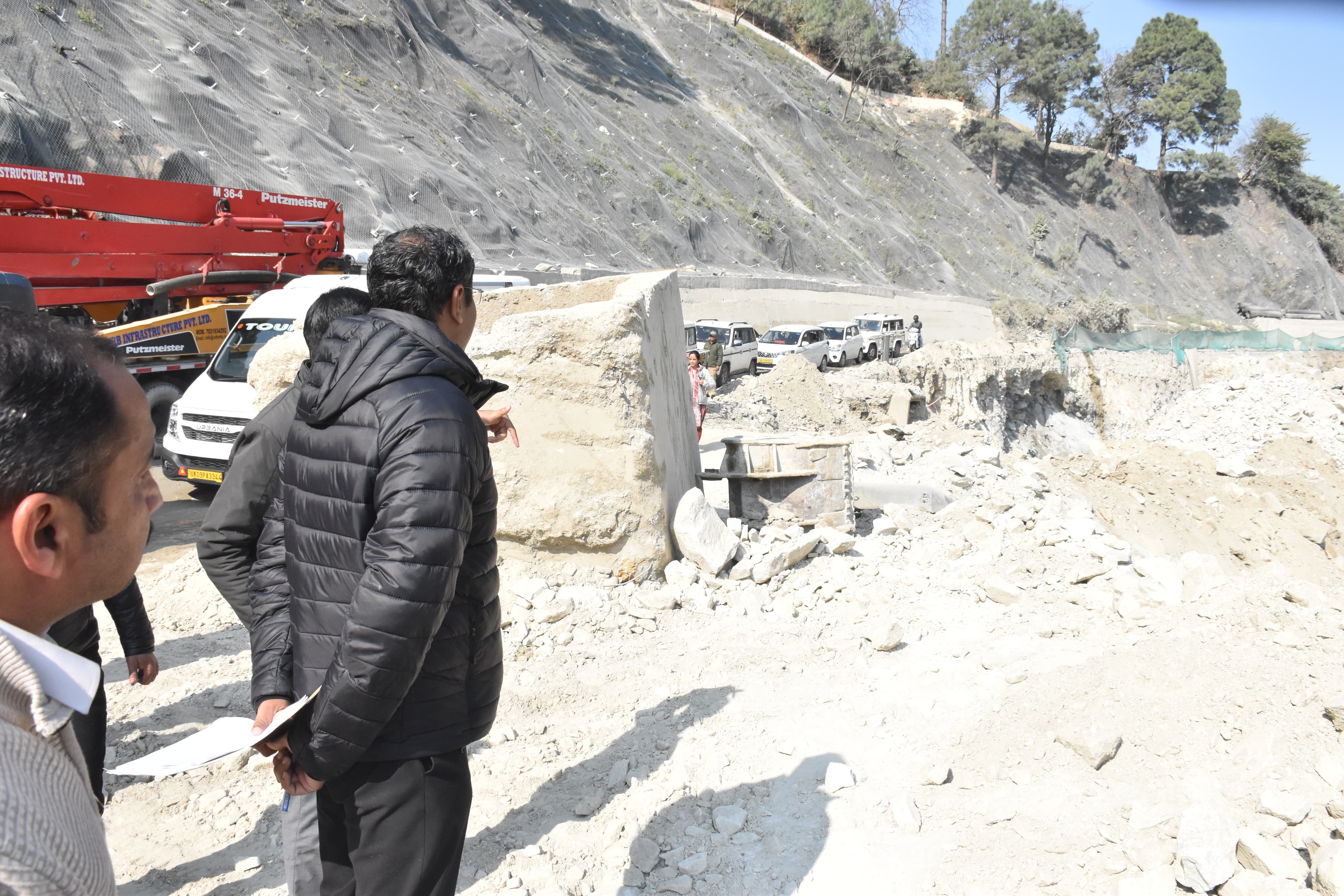 Inspection of Badrinath Highway