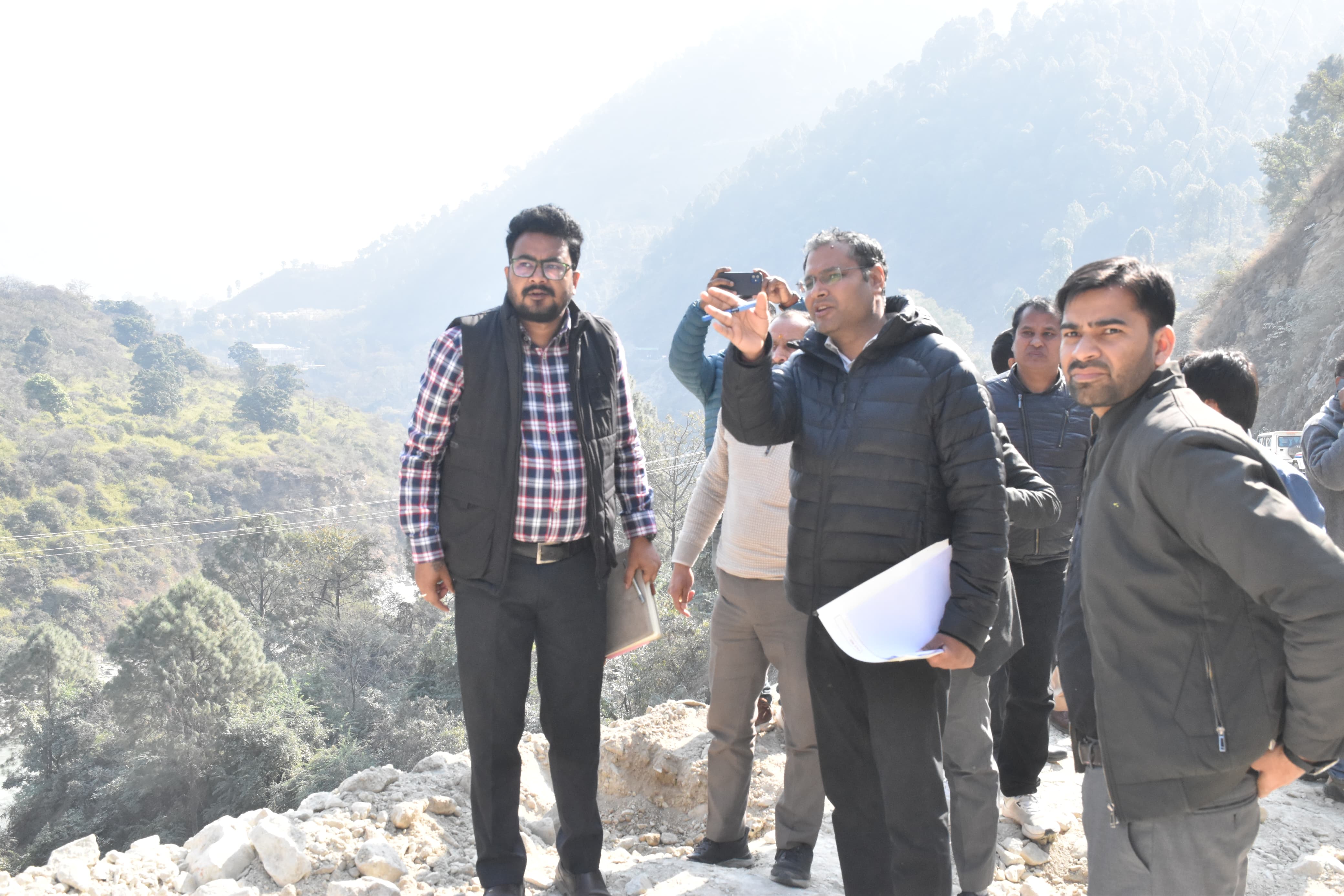 Inspection of Badrinath Highway