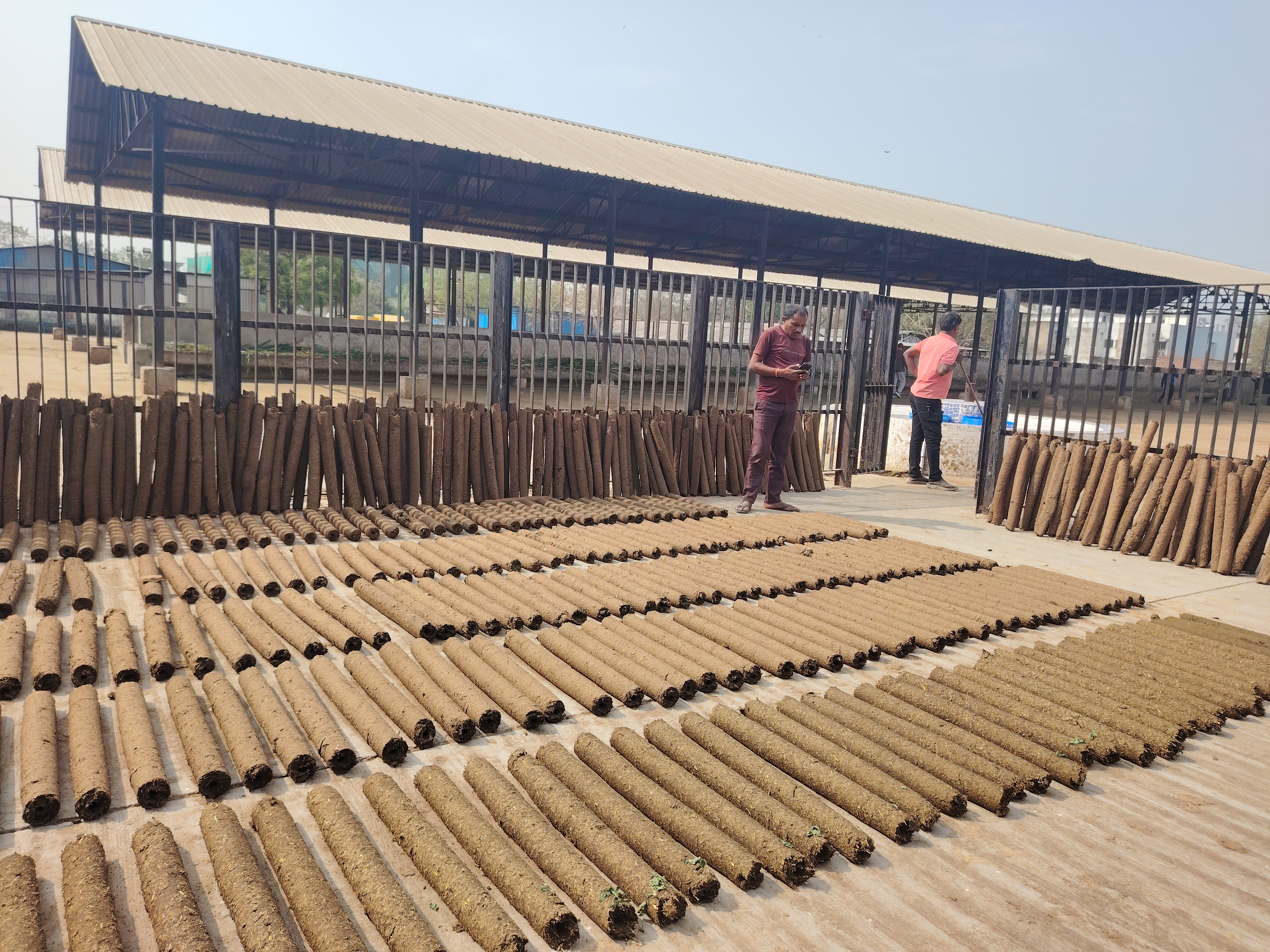 પાંજરાપોળમાં રાખેલા ગાયના છાણમાંથી બનાવી સ્ટીક્સ