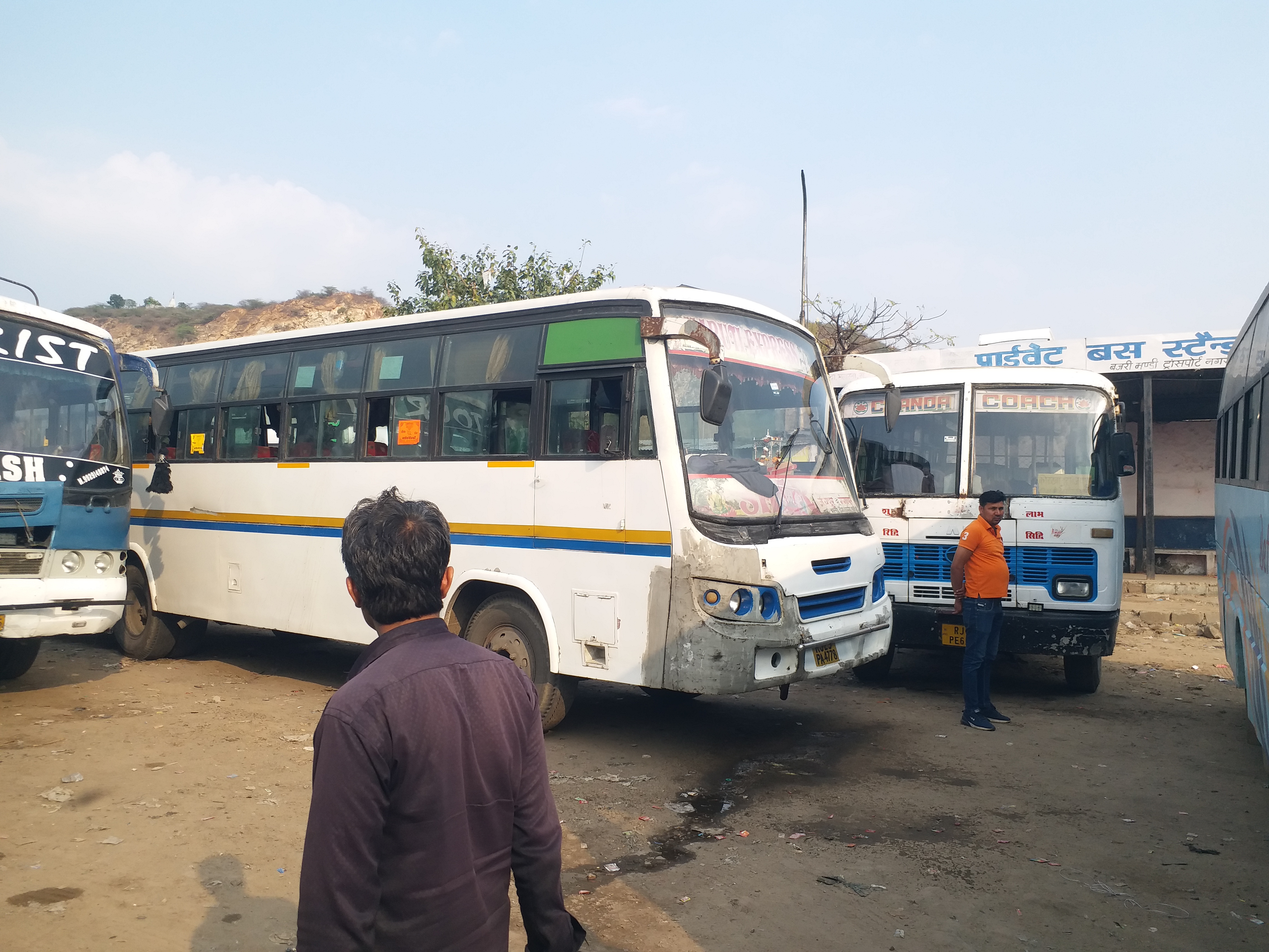 कोटा में बस सेवाएं रद्द