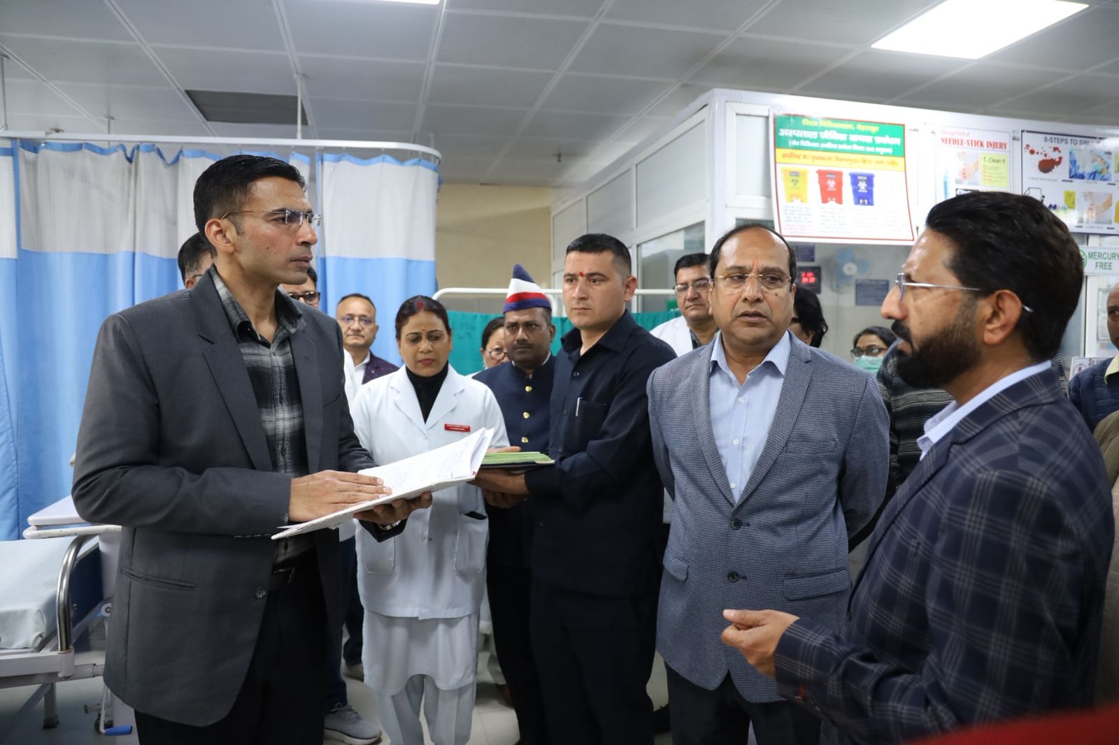 Coronation Hospital inspection