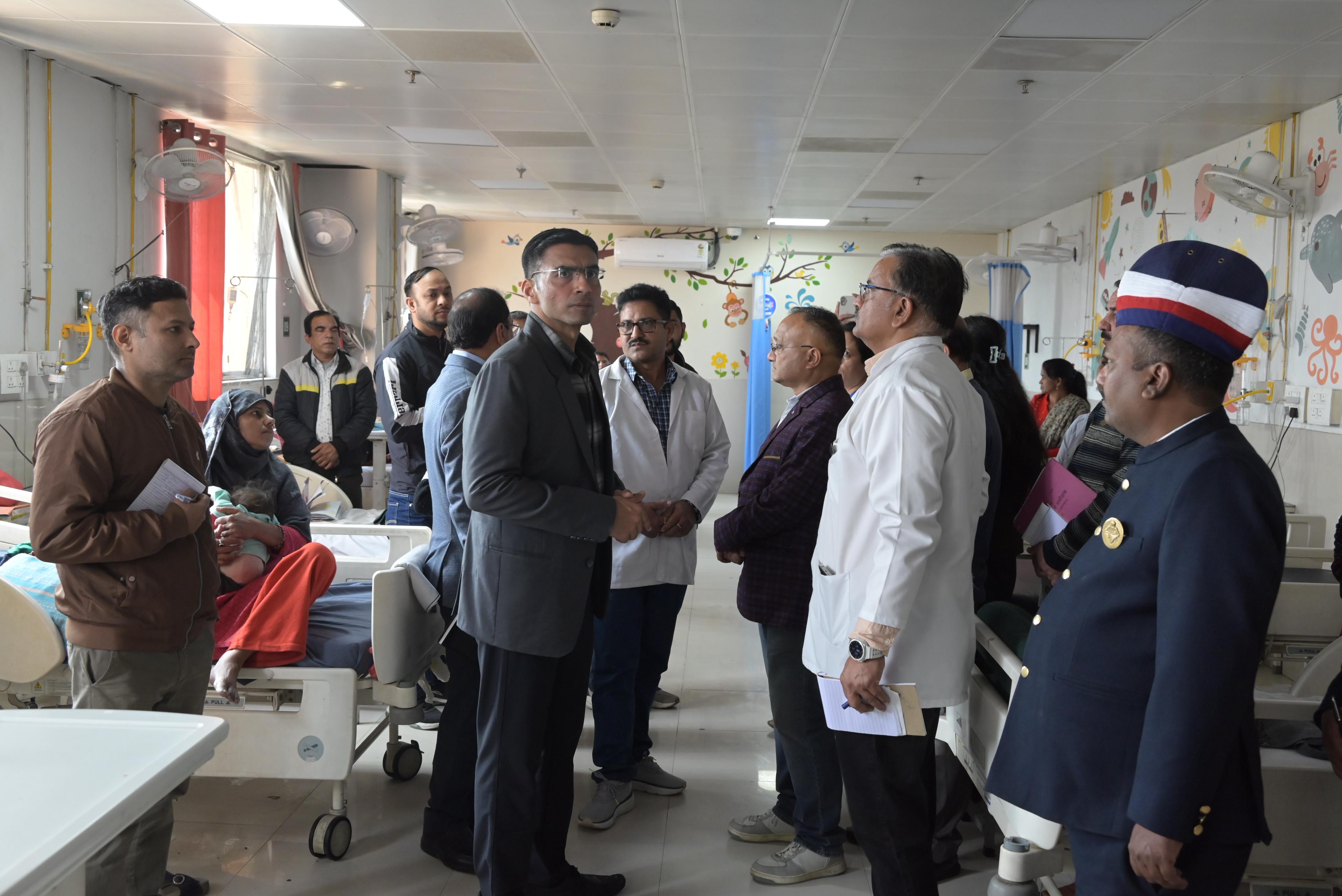 Coronation Hospital inspection