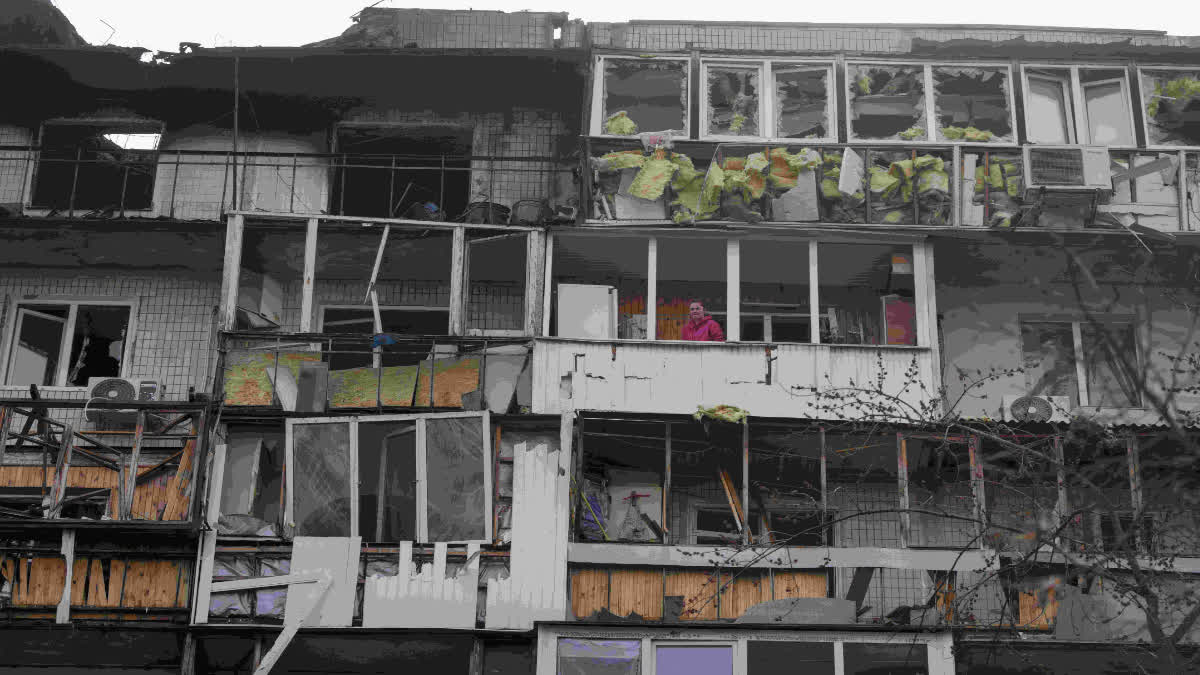 Russian drone attacks  in Ukraine