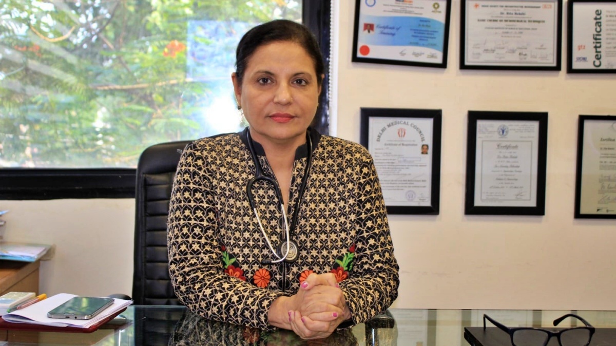 Dr. Rita Bakshi, senior gynecologist at RISAA IVF