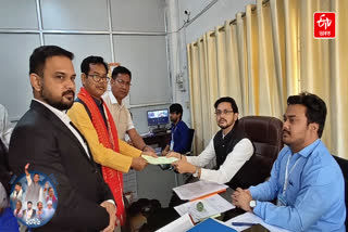UPPL candidate Jwngsrang Brahma submits nomination paper