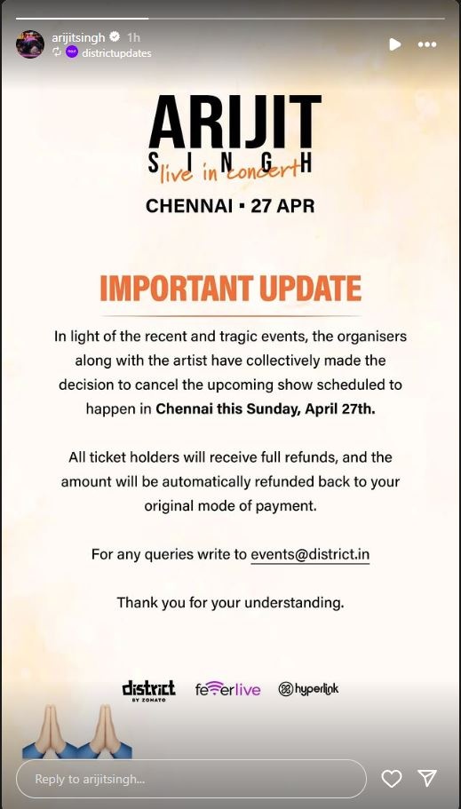 Arijit Singh's concert