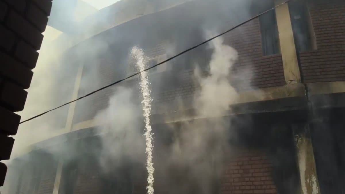 FIRE IN GURUGRAM COURT