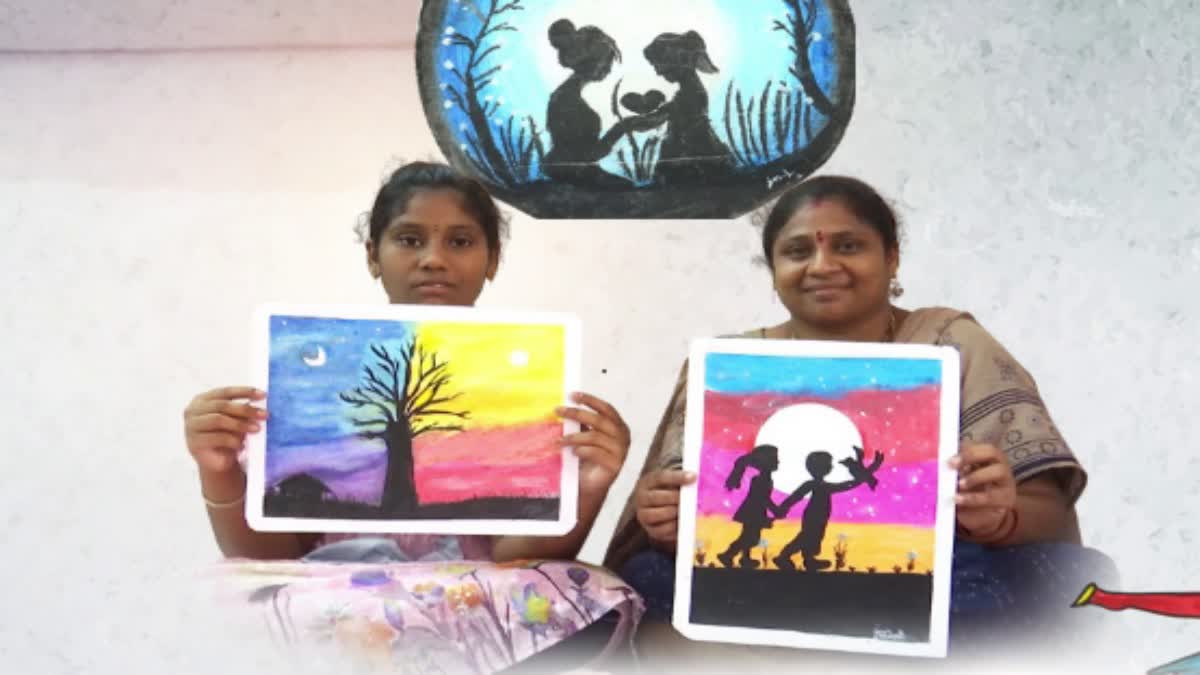Inspiring Journey of Housewife Anusha from Tenali in Painting