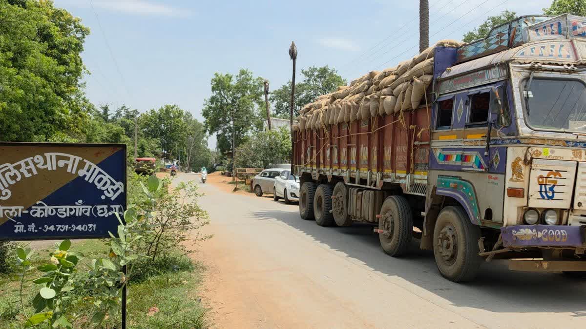 Paddy Transportation in Kondagaon