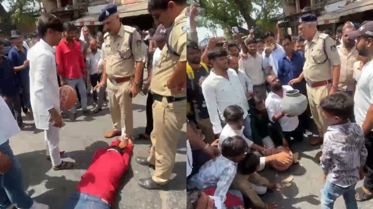 INDORE WATER CRISIS PROTEST
