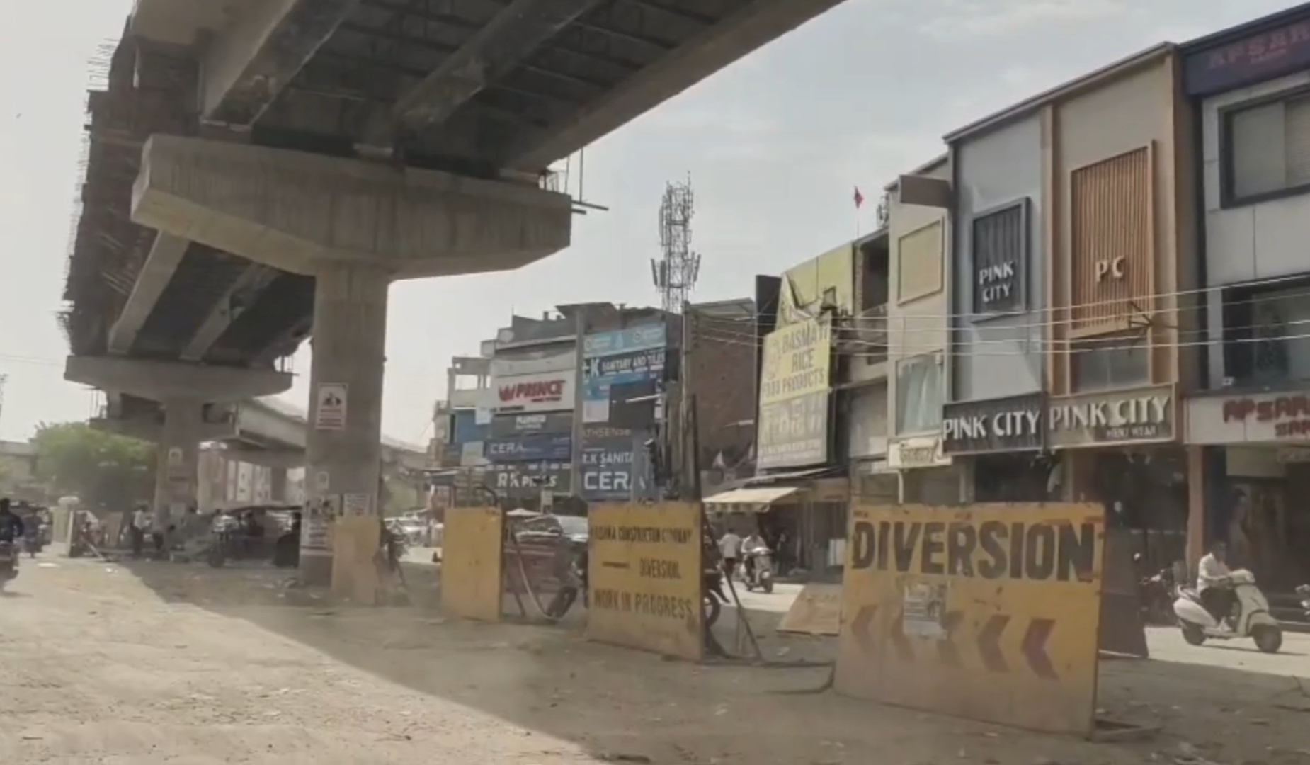 Traffic jam on Karnal roads people getting troubled
