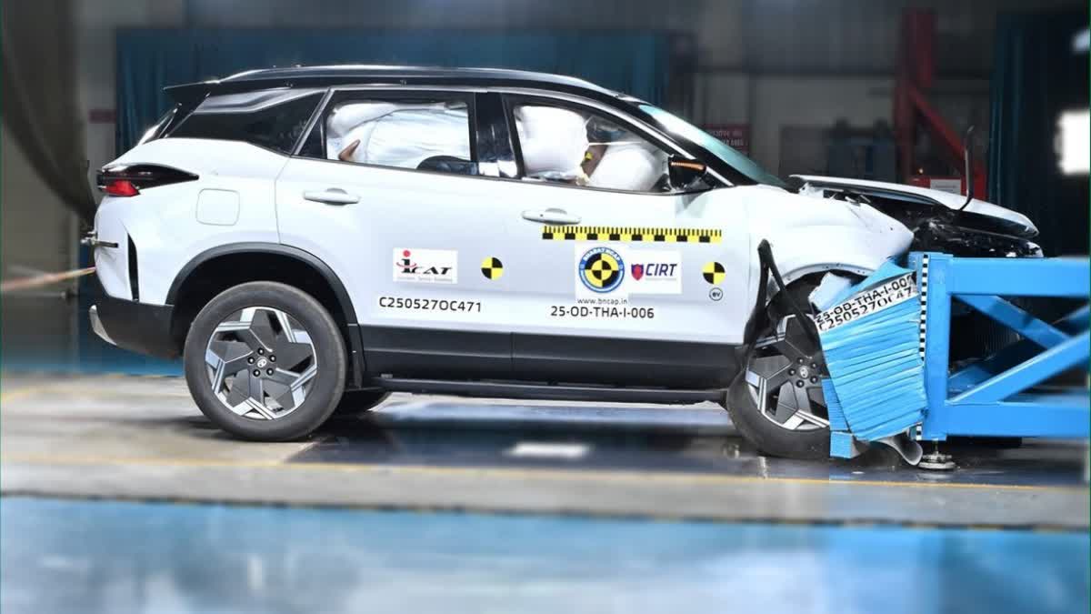 tata-harrier-ev-achieved-5-star-safety-rating-in-bharat-ncap-crash-test