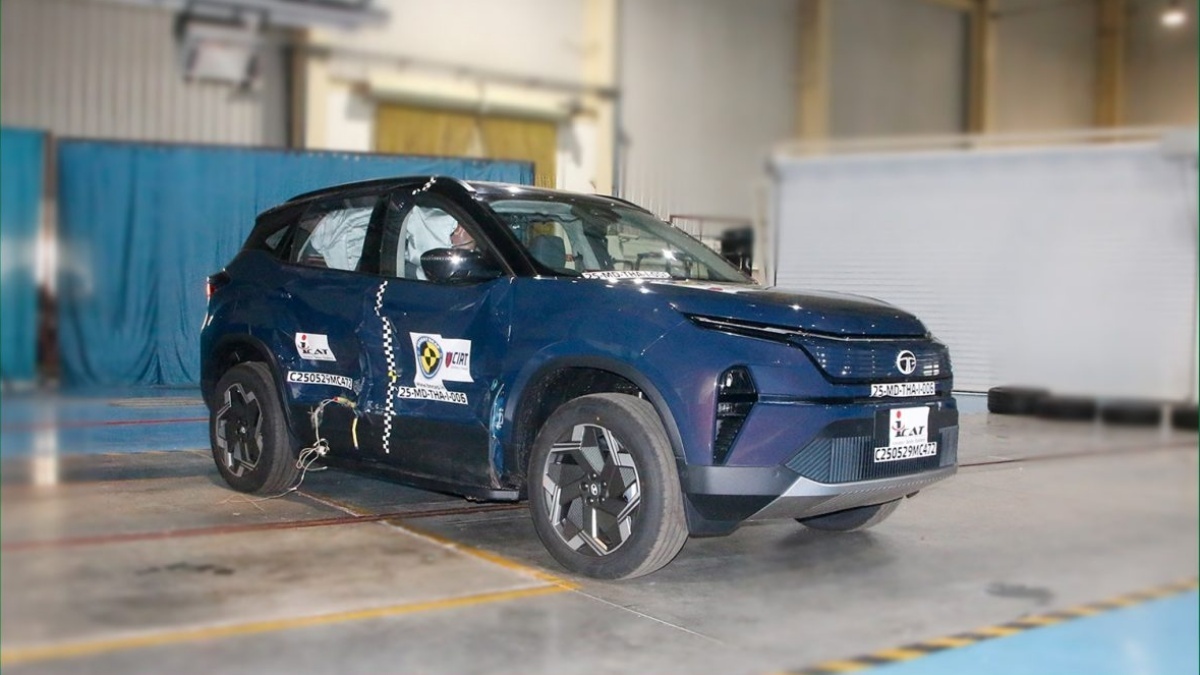 tata-harrier-ev-achieved-5-star-safety-rating-in-bharat-ncap-crash-test