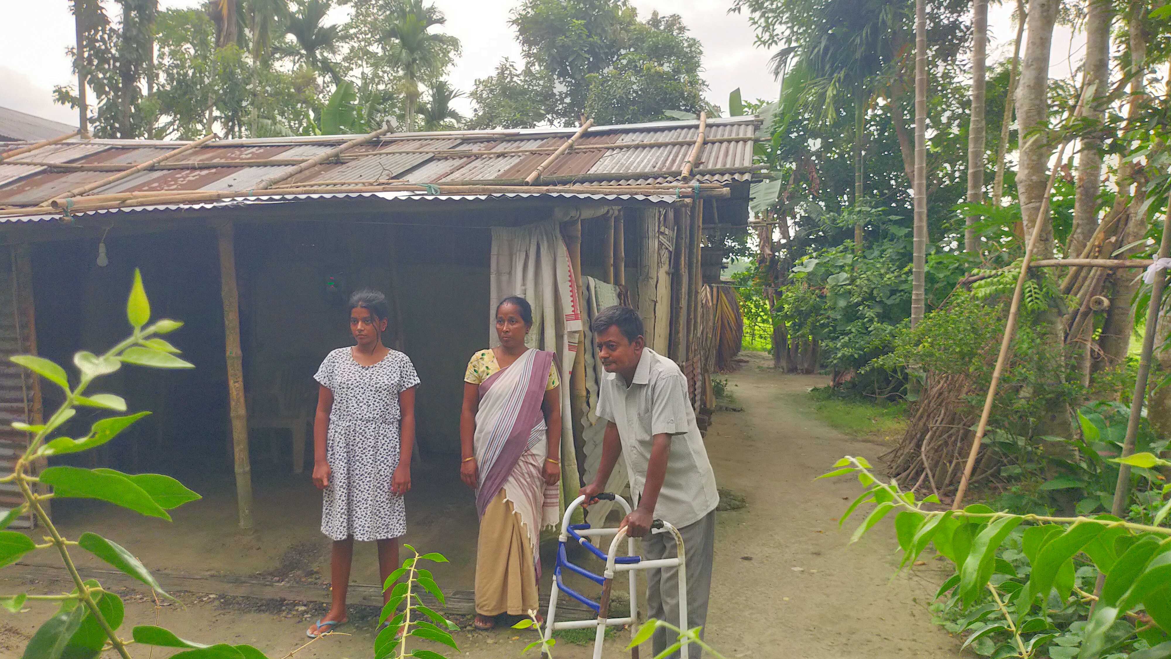 Nagaon girl life struggle
