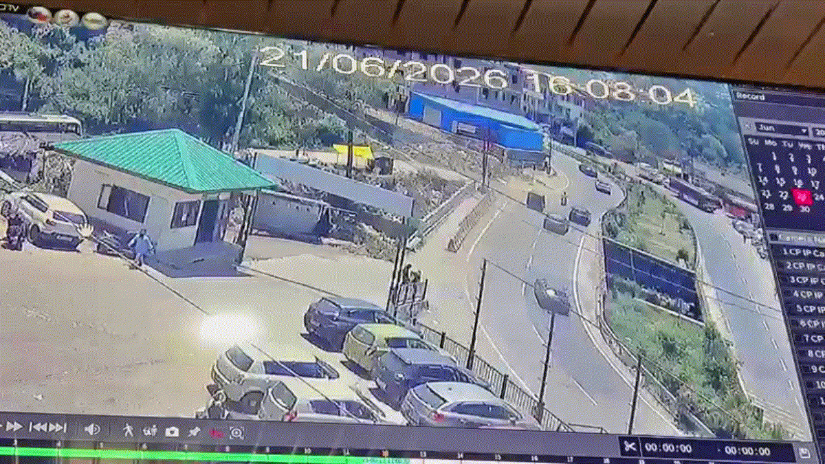 Solan Car Accident CCTV